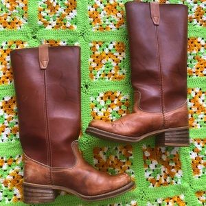 VINTAGE 70s Wrangler Campus Boots